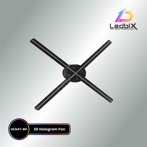 HLG47-BH geniş çaplı dört kollu hologram fan