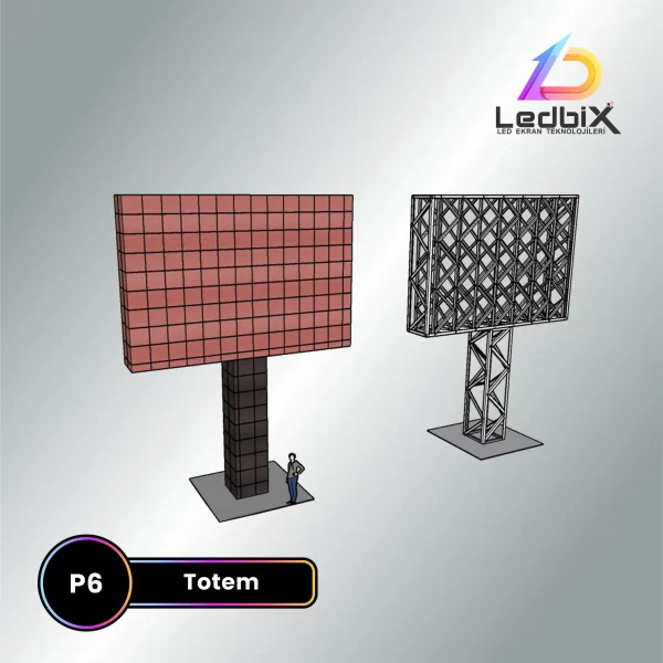 Totem LED Ekran P6
